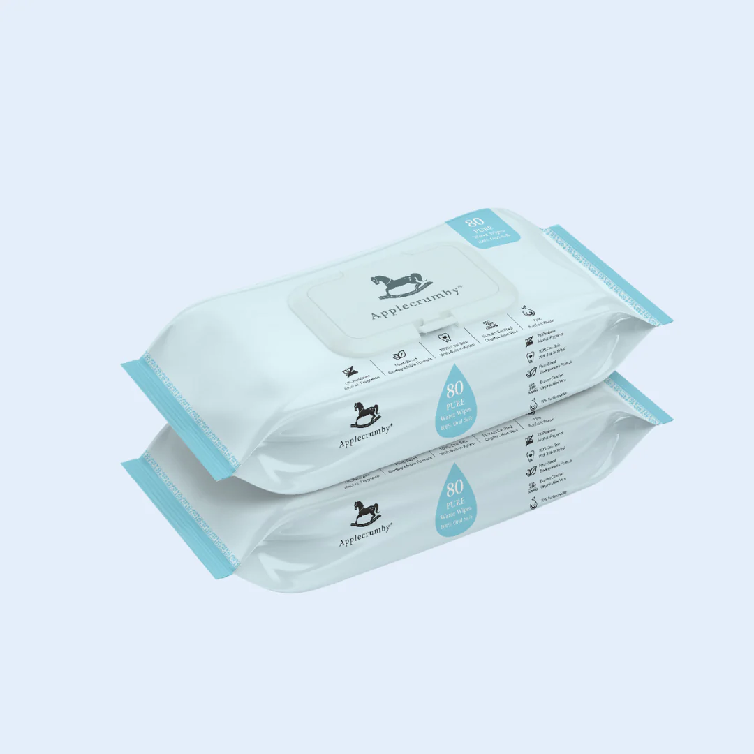 Pure Water Wipes 80s (2 Packs) (EM-Sabah)