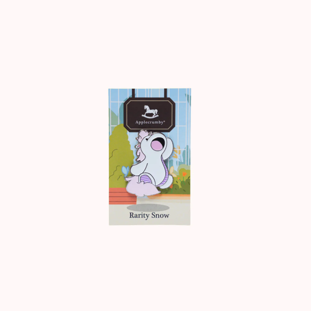 Rarity Snow Enamel Pin - Image 2