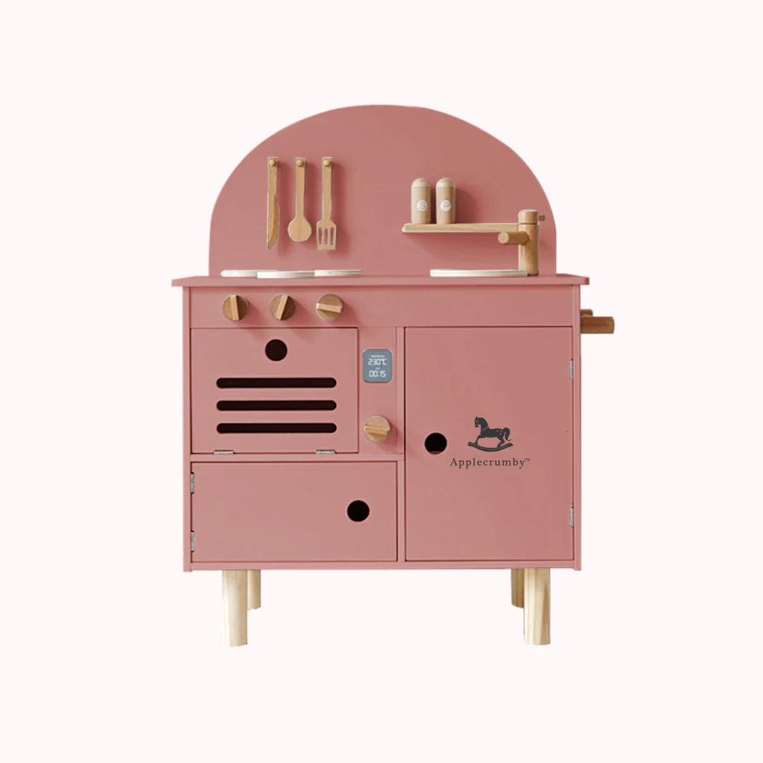 Vintage Kitchen Play Set (Pink)